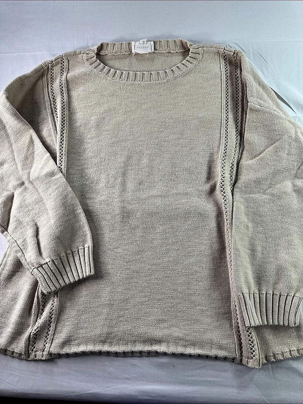 HEYSON Women's Cotton Crewneck Sweater Size 1XL